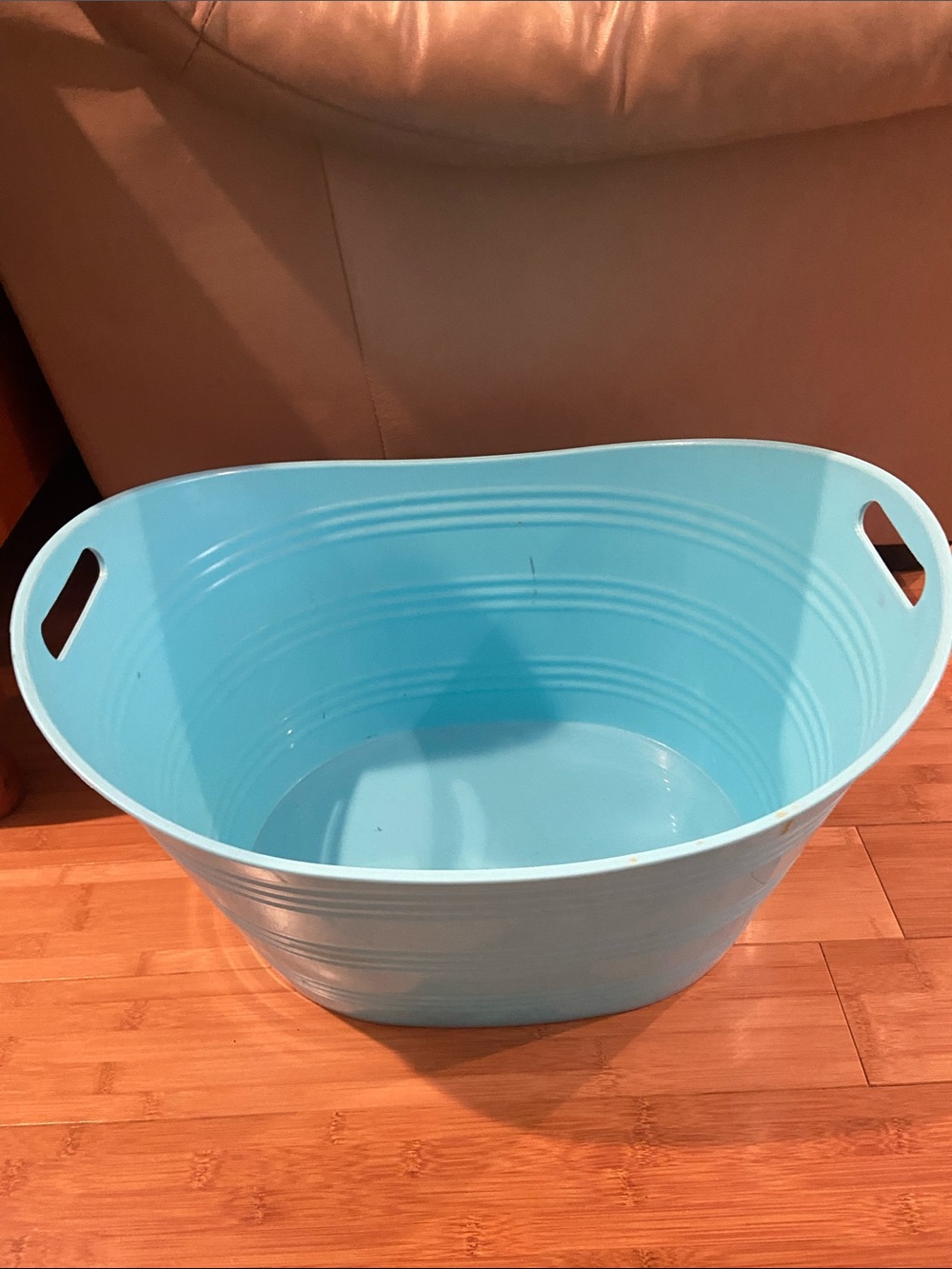 Teal Plastic Bucket